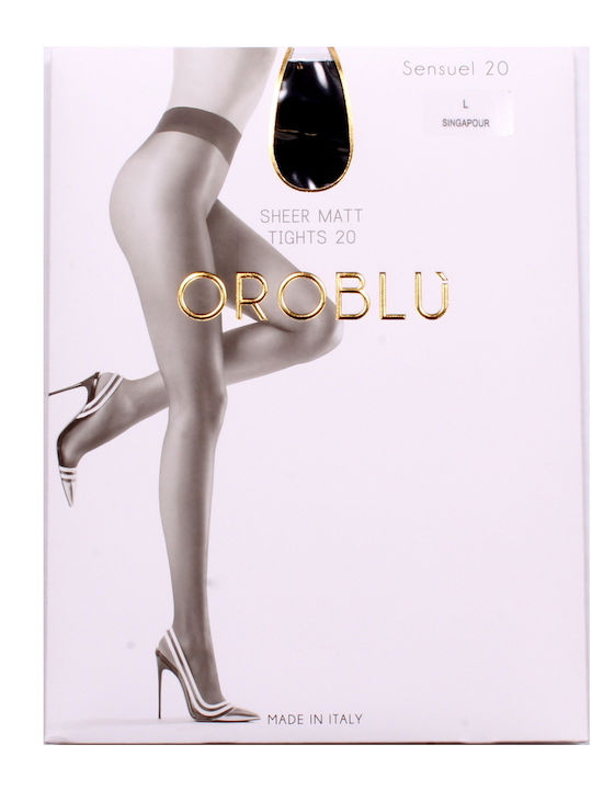 Oroblu Singapour Sensuel Дамско чорапогащник 20 Ден charcoal.