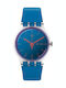 Ρολοι Swatch So29k702-s14 Swatch Transformation Polablue Blue Silicone Strap Unisex