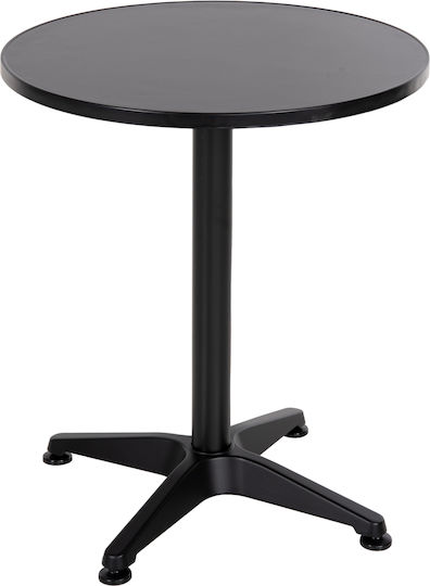 Tisch Café für kleine Außenbereiche Stabil Goss Black 34x34cm