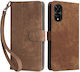 Brush Magnetic Wallet Καφέ (TCL 505)