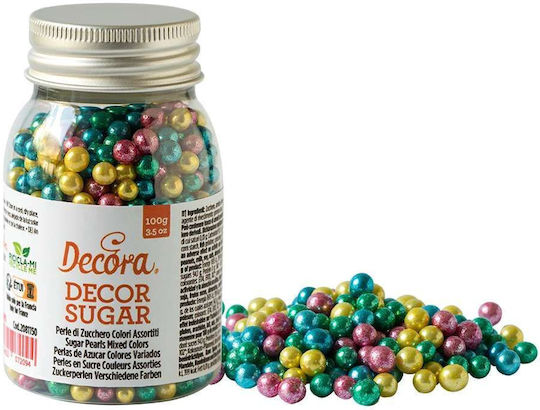 Decora Διακοσμητικές Πέρλες Πολύχρωμες 100gr 2081157