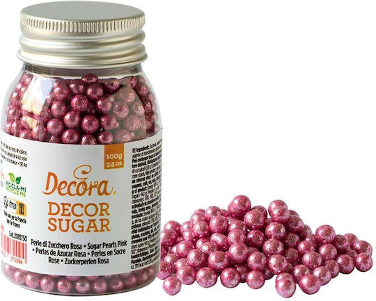 Decora Διακοσμητικές Πέρλες Ροζ 100gr 2081159