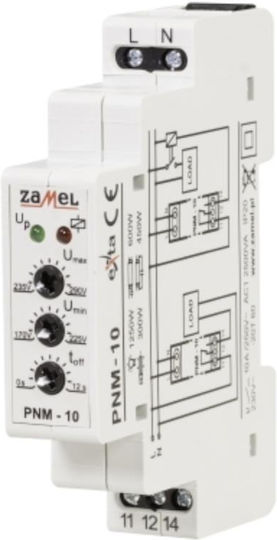 Zamel Phase Power Relay 10A 230V