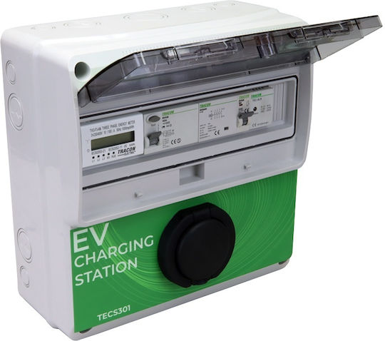 Tracon Electric Επιτοίχιος Τριφασικός Φορτιστής 22kW Type 2 (TECS301)