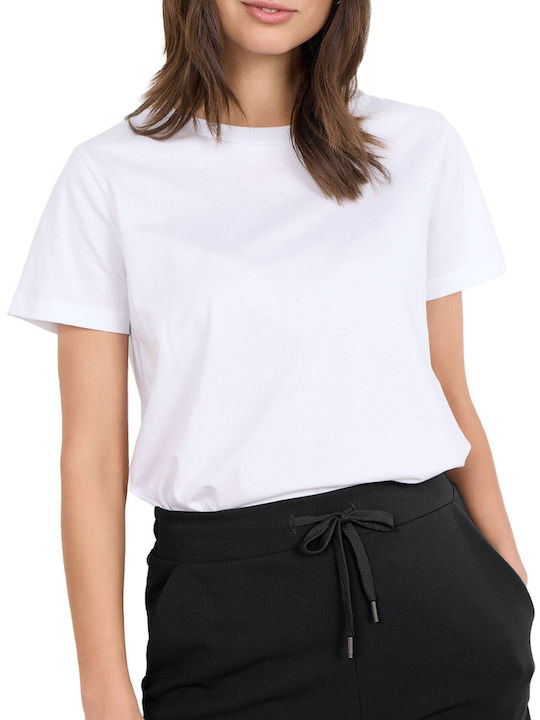 Soya Concept Damen T-Shirt White