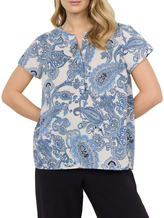 Soya Concept Damen Bluse mit V-Ausschnitt Ciell