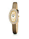 Folli Follie Women's Watch with Gold Leather Strap