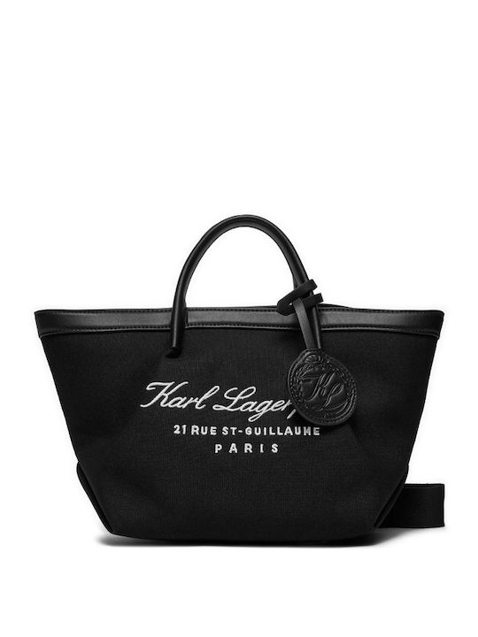 Karl Lagerfeld Damen Tasche Schulter Schwarz