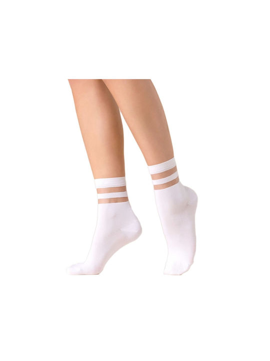 Gabriella Damen Socken White 1Pack