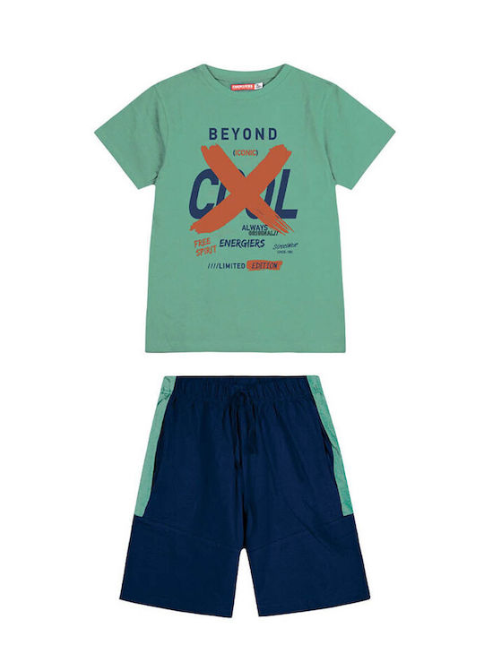 Energiers Kids Set with Shorts Summer 2pcs NAVY 13-224087-0-001-16