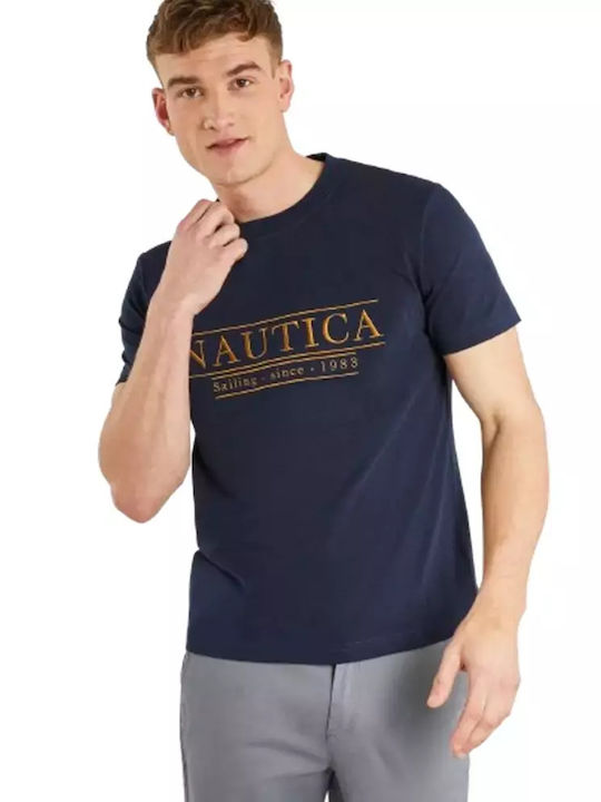 Nautica Herren T-Shirt Kurzarm Dark Navy