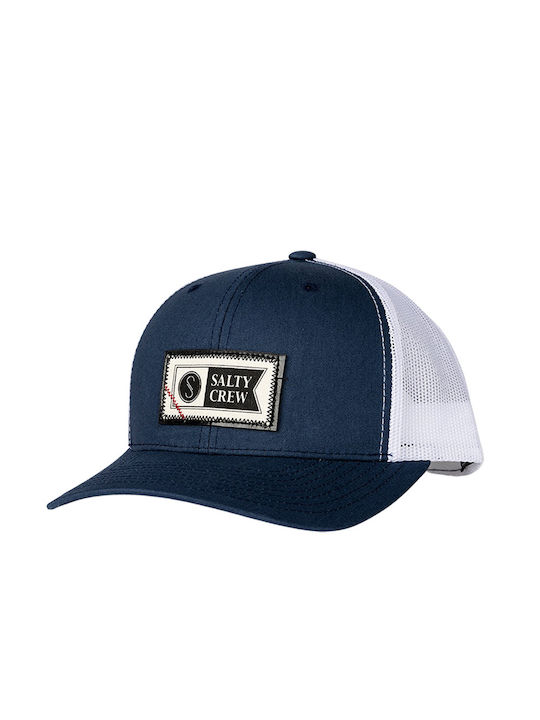 Salty Crew Jockey mit Netz Marineblau