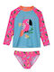 Energiers Kids Swimwear Swimwear Set Fuchsia