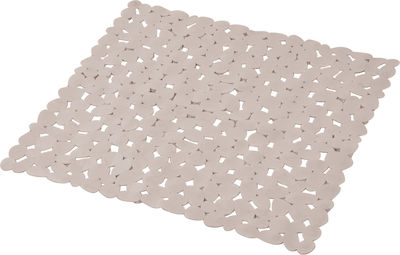 Spitishop Shower Mat with Suction Cups Brown