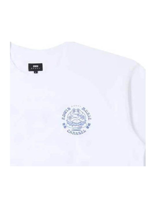 Edwin Music Channel T-shirt White
