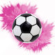 Ball Ballonzubehör für Party mit Thema "Fußball" aus Kunststoff 4944