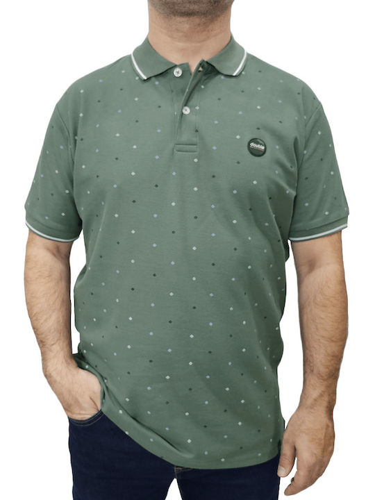 Double Herren Shirt Polo Agave Green