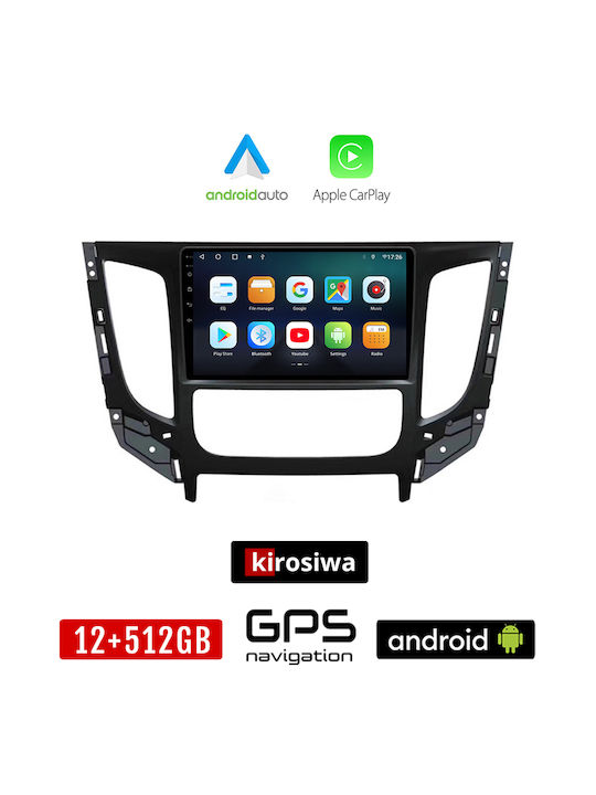Kirosiwa Car Audio System for Fiat Fullback 2016+ with Clima (Bluetooth/USB/AUX/WiFi/GPS/Apple-Carplay/Android-Auto) with Touch Screen 9"