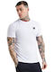 Sik Silk Ανδρικό T-shirt Κοντομάνικο White