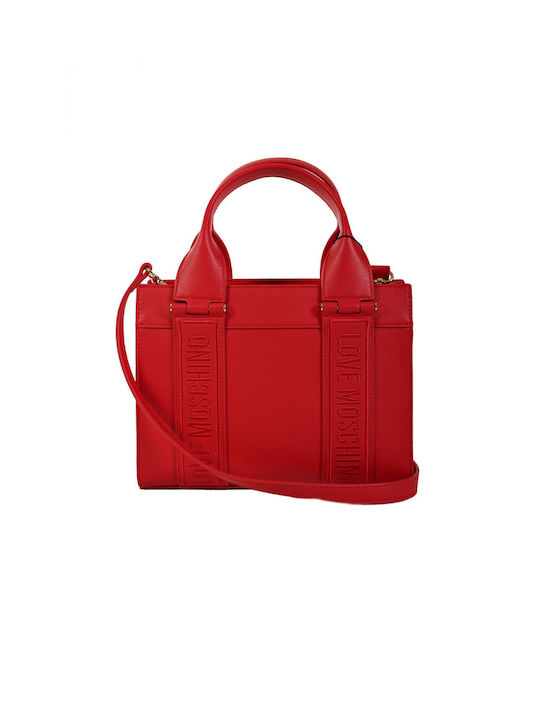 Moschino Damen Tasche Hand Rot