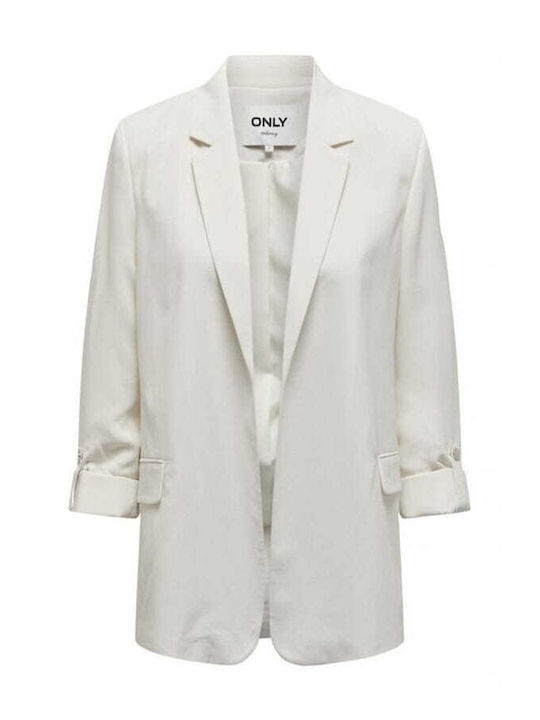 Only Blazer pentru femei Sacou Beige