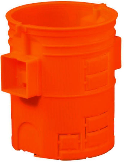 Simet Flush Electrical Box in Orange Color