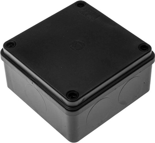 PAWBOL Elektrisches Gehäuse für Außenmontage Wasserdicht IP65 in Schwarz Farbe
