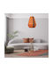 GloboStar Habana Pendant Light Orange Boho Grid with Socket E27 50x52x60cm