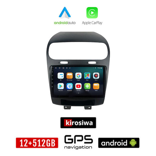 Kirosiwa Car Audio System for Fiat Freemont 2008+ (Bluetooth/USB/AUX/WiFi/GPS/Apple-Carplay/Android-Auto) with Touch Screen 9"