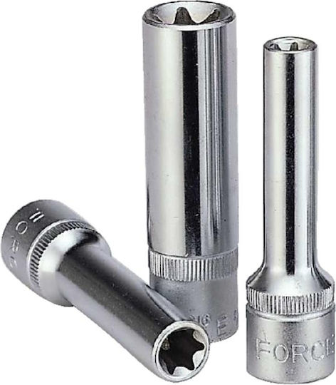 Force Căpăcel Torx Priza cu Patrat de Prindere 3/8" Dimensiune E8 1buc