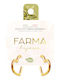 Farma Bijoux Υποαλλεγικά Σκουλαρίκια Καρδιές Επιχρυσωμένες 20mm