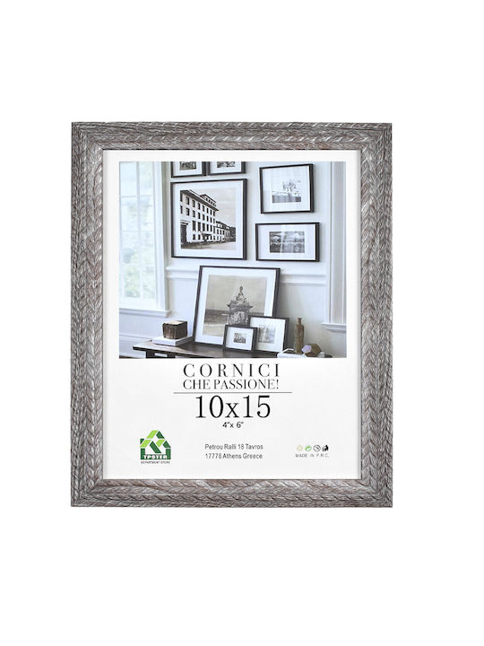 Tpster Wooden Photo Frame with Gray Frame
