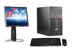 Fujitsu Esprimo P 520 Mini Tower + Dell 1703FP 17″ Gradul Refurbished A (Core i3-4130/4GB/500GB SSD/W10 Pro)