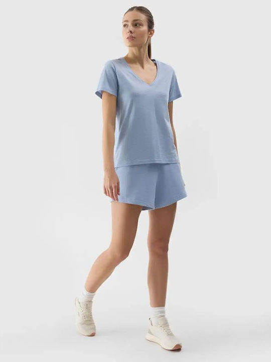 4F Γυναικείο Σορτς Light Blue