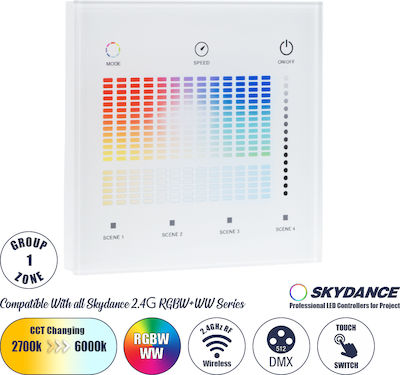GloboStar Skydance Wireless RF With Remote Control Wall Mounted Dimmer 73153