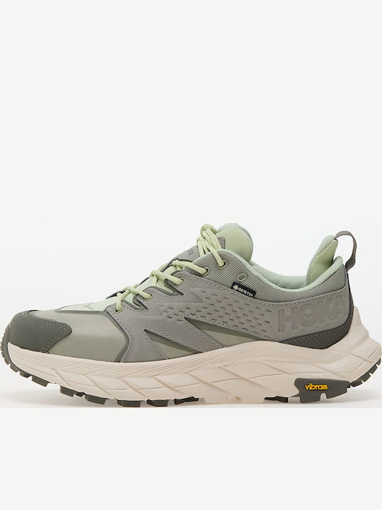 HOKA Anacapa Low Ανδρικά Ορειβατικά Παπούτσια Αδιάβροχα με Μεμβράνη Gore-Tex Πράσινα