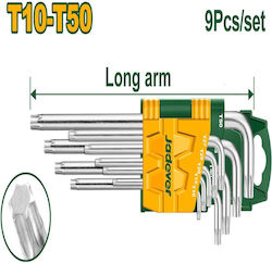 Jadever Σετ 9 Κλειδιά Torx