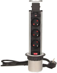Orno Priză Electrică Triplu Birou Orno Priză Electrică Triplu Birou