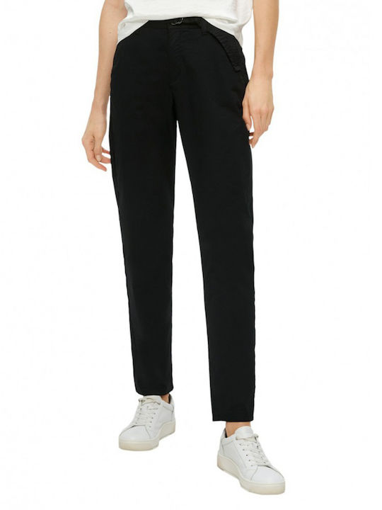 S.Oliver Women's Fabric Trousers Black