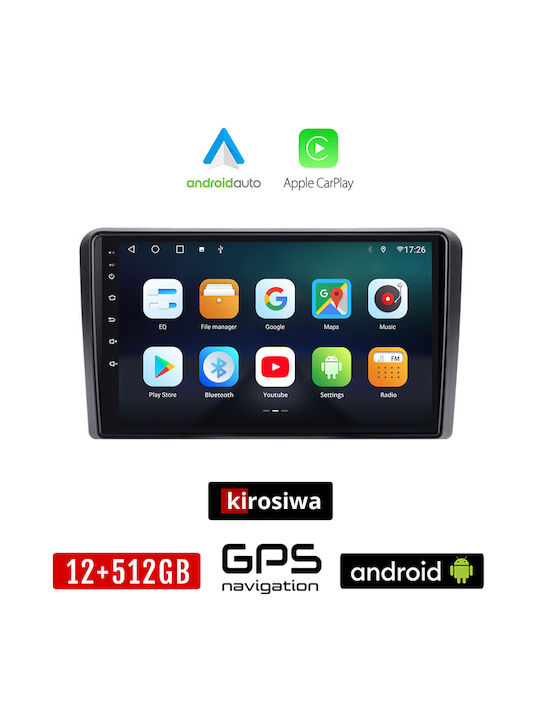 Kirosiwa Sistem Audio Auto pentru Opel Corsa / Astra / Vectra / Zafira / Antara 2004-2011 (Bluetooth/USB/WiFi/GPS/Apple-Carplay/Android-Auto) cu Ecran Tactil 9"