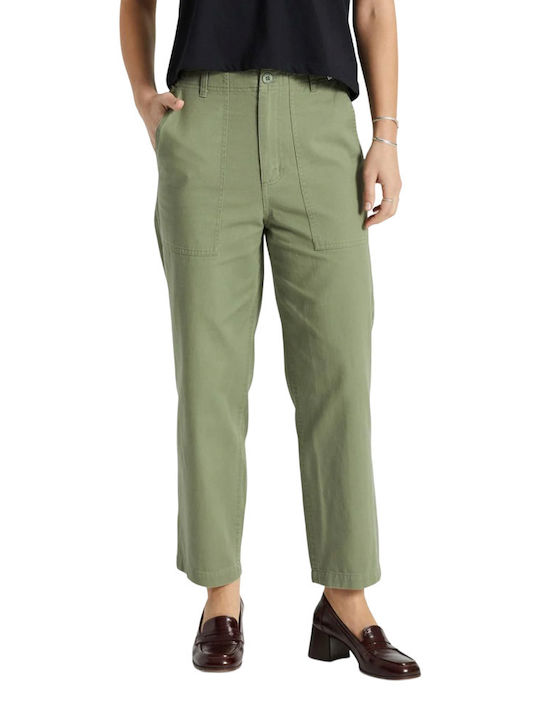 Brixton Pant Γυναικείο Υφασμάτινο Παντελόνι Πράσινο