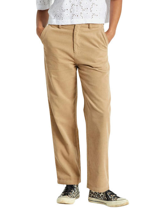 Brixton Women's Corduroy Trousers Beige