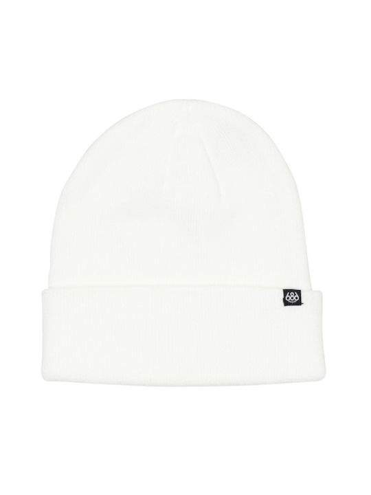 686 Beanie Unisex Beanie Knitted in White color