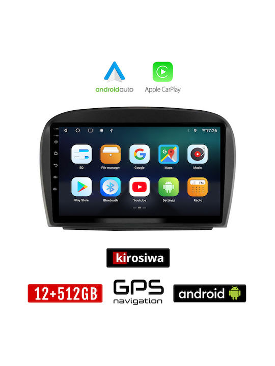 Kirosiwa Auto-Audiosystem für Mercedes-Benz Online-Handel 2006-2012 (Bluetooth/USB/WiFi/GPS/Apple-Carplay/Android-Auto) mit Touchscreen 9"