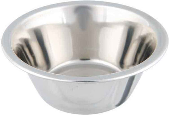 Trixie Edelstahl Schalen Futter & Wasser für Hund & Katze 200ml 10cm in Silber Farbe