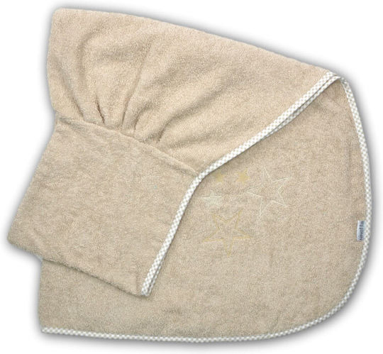 Baby Bademantel Cape Sterne Beige-416