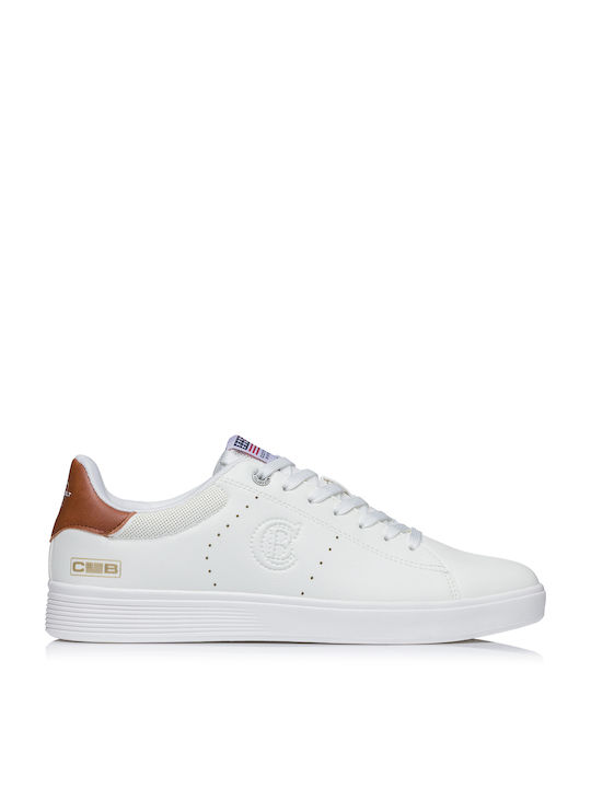 Cotton Belt Sneakers White / Camel