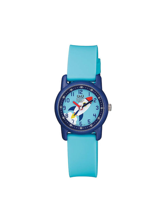 Q&Q Kids Analog Watch with Rubber/Plastic Strap...