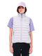 Women's Short Puffer Jacket for Winter Light Lilac