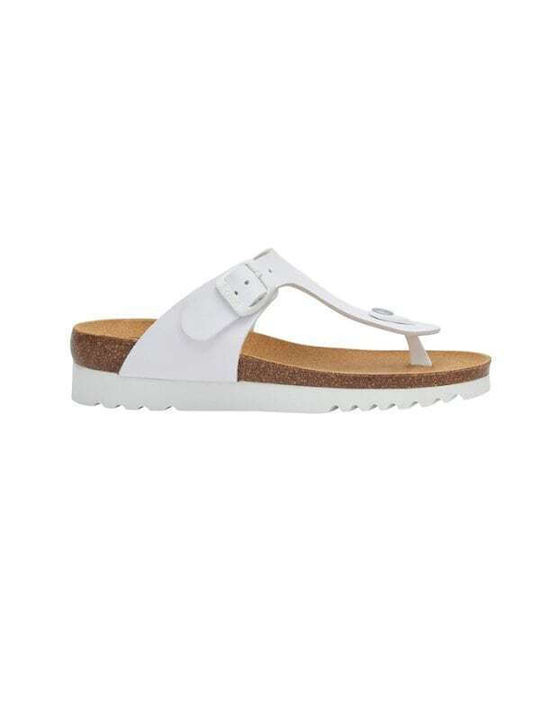 Scholl Anatomic Leather Women's Sandals White